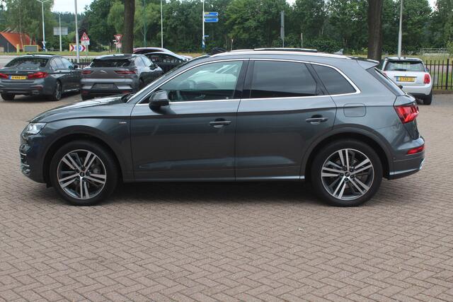 Audi Q5 55 TFSI e quattro Competition / Panoramadak / 360Camera / Luchtvering / RS Stoelen / 21'' / B&O / Matrix LED / Dodehoek / Virtual Cockpit / Navigatie / Stoelmassage / Tourpakket