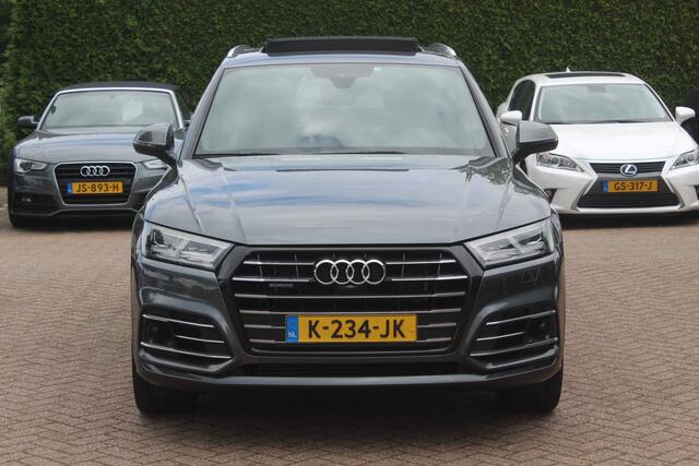 Audi Q5 55 TFSI e quattro Competition / Panoramadak / 360Camera / Luchtvering / RS Stoelen / 21'' / B&O / Matrix LED / Dodehoek / Virtual Cockpit / Navigatie / Stoelmassage / Tourpakket