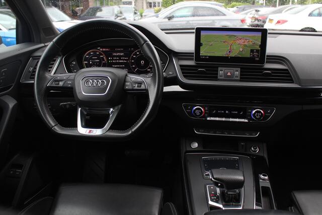 Audi Q5 55 TFSI e quattro Competition / Panoramadak / 360Camera / Luchtvering / RS Stoelen / 21'' / B&O / Matrix LED / Dodehoek / Virtual Cockpit / Navigatie / Stoelmassage / Tourpakket