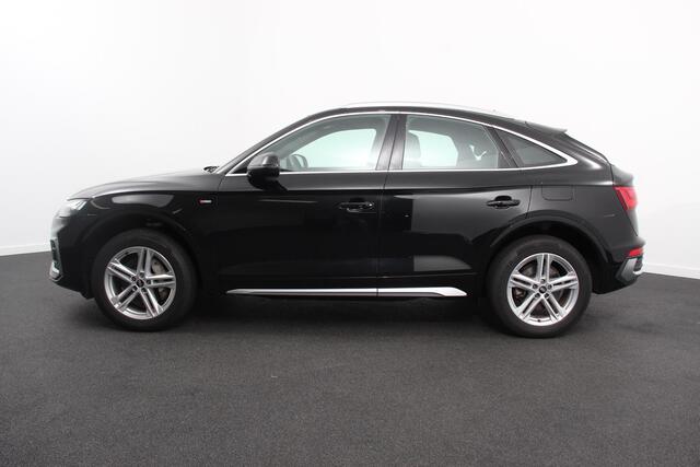 Audi Q5 Sportback 50 TFSI e S Edition S-Tronic Plug in Hybrid | Navigatie | Climate Control | Camera | Adaptive Cruise Control | Elektrische Achterklep | Led Matrix | Stoelverwarming |