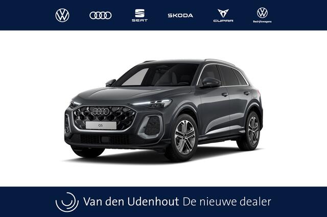Audi Q5 e-hybrid quattro 299 S tronic S edition Automaat | Elektrisch instelbare voorstoelen | Comfortsleutel | Privacy glas | S line-interieur met sportstoelen en zwarte stoffen-kunstlederen bekleding
