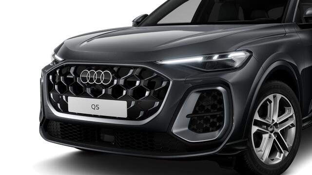 Audi Q5 e-hybrid quattro 299 S tronic S edition Automaat | Elektrisch instelbare voorstoelen | Comfortsleutel | Privacy glas | S line-interieur met sportstoelen en zwarte stoffen-kunstlederen bekleding