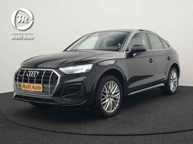 Audi Q5 Sportback 50 TFSI e S edition Plug In Hybrid 299pk Dealer O.H PHEV | Adaptive Cruise | Head Up | Bang & Olufsen | Alcantara Sportstoelen Memory | Keyless | 20"L.M | Camera | Sfeerverlichting |