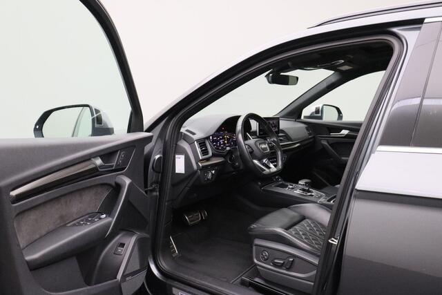 Audi Q5 3.0 TFSI SQ5 quattro 2018 Panoramadak | 360 Camera | Bang & Olufsen | Trekhaak | Luchtvering | Carplay | Cruise control | Climate control | Navigatie | Bluetooth | Digitaal dashboard | Stoelverwarming | B&O | Elek. verstelbare stoelen | Lederen bekleding
