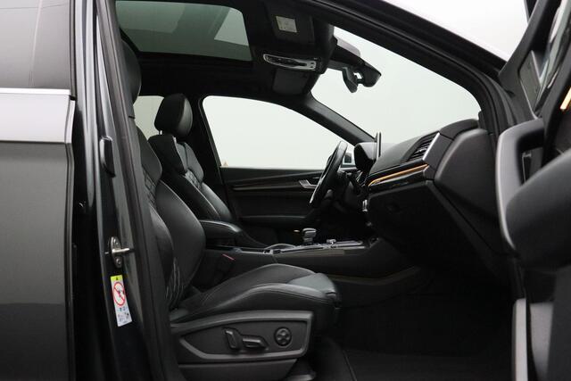 Audi Q5 3.0 TFSI SQ5 quattro 2018 Panoramadak | 360 Camera | Bang & Olufsen | Trekhaak | Luchtvering | Carplay | Cruise control | Climate control | Navigatie | Bluetooth | Digitaal dashboard | Stoelverwarming | B&O | Elek. verstelbare stoelen | Lederen bekleding