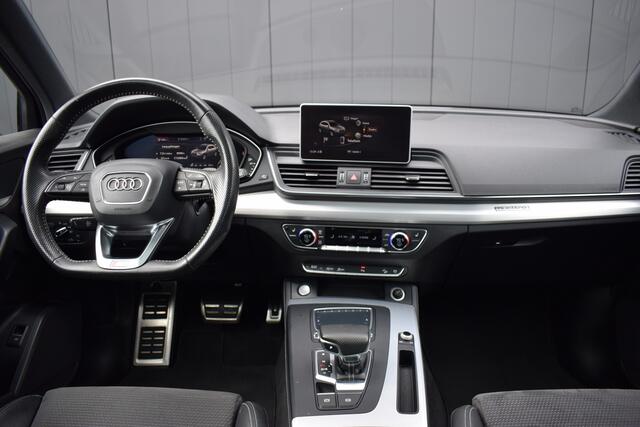 Audi Q5 2.0 TFSi 252pk Automaat Quattro S-Line LED | Panoramadak | Virtual | 2x S-Line | Leder/Alcantara | Luchtvering | Dealer Onderhouden!!