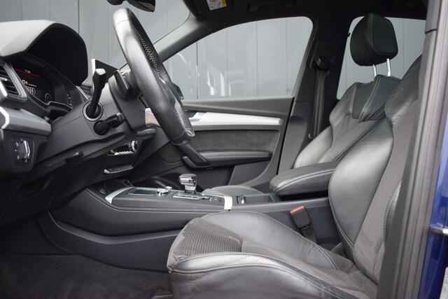 Audi Q5 2.0 TFSi 252pk Automaat Quattro S-Line LED | Panoramadak | Virtual | 2x S-Line | Leder/Alcantara | Luchtvering | Dealer Onderhouden!!