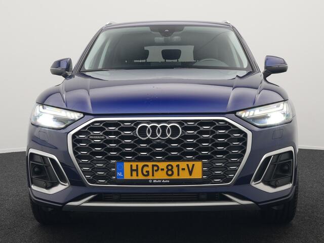 Audi Q5 55 TFSI e Quattro S-Line Plug in Hybrid PHEV | Trekhaak af Fabriek | Alcantara Sportstoelen Verwarmd | Adaptive Cruise | Apple Carplay | Virtual | Navigatie | Camera | DAB |