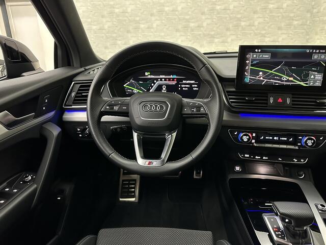 Audi Q5 Sportback 40 TFSI Benzine S-Line | ACC | Sfeerverlichting | Keyless-Entry | Matrix-LED | Virtual-Cockpit | Tour-Pakket | Black-Optic | Camera | Beker-Clima | 3-Zone Clima | Draadloos Laden | Zonwering | 6 mnd. BOVAG Garantie |