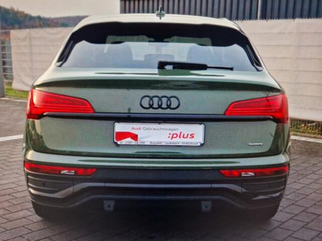 Audi Q5 50 TFSIe 299pk S-Line Black Line Quattro Matrix Luchtvering Distrikt groen!