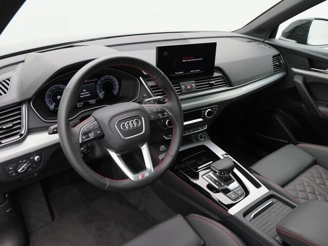 Audi Q5 50 TFSi e 299 Pk Automaat S-Line Competition | Panoramadak | B&O Audio | Leder | Trekhaak | Memory | 360 Camera | 21 Inch | 4.109 Km!!