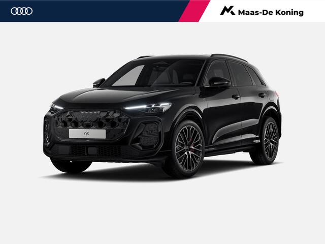 Audi Q5 e-hybrid quattro S edition Competition 367 PK · Tech Pro · 21" LM Velgen · MMi Experience pro · Glazen panoramadak · Sportstoelen met rode stiksels