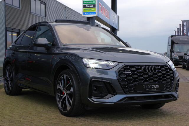 Audi Q5 Sportback 55 TFSI e 367 PK S-Line edition Competition PHEV, Luchtvering, Panoramadak, RS-Leder,