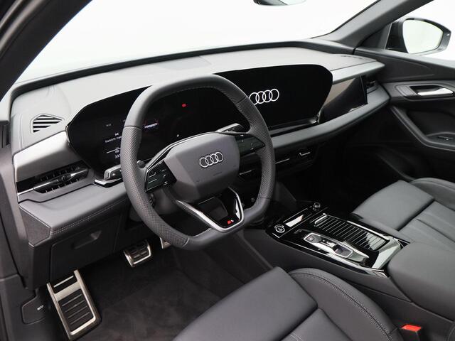 Audi Q6 S edition e-tron 55 100 kWh | 388 PK | 21 inch velgen | Privacyglas | Zwart optiek | Glazen Panoramadak | Rode remzadels |