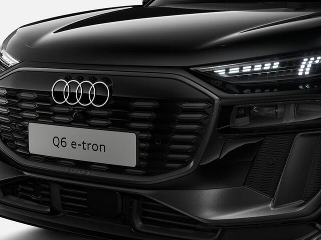 Audi Q6 e-tron Advanced edition 252 PK · Trekhaak, mechanisch draaibaar · Sportstoel zwart leder-kunstl.