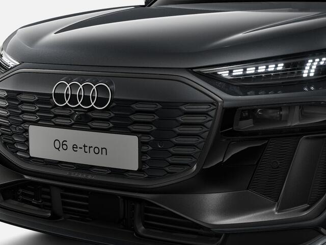 Audi Q6 e-tron Advanced edition 252 PK · Trekhaak, mechanisch draaibaar · Sportstoel zwart leder-kunstl.