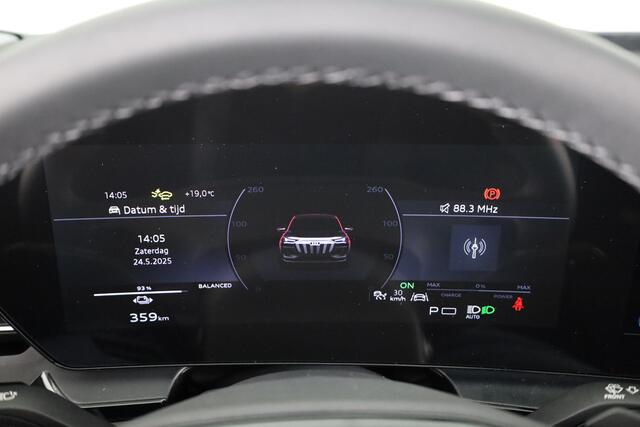 Audi Q6 Sportback e-tron Advanced edition 83 kWh 252pk | Panoramadak | Lederen bekleding | Luchtvering | 21 inch Lichtmetalen velgen