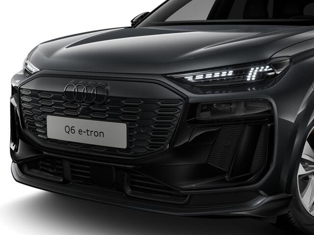 Audi Q6 e-tron S edition 83Kwh 252 pk SUV | Tech pakket plus | Glazen panoramadak | Lederen bekleding | Rode remzadels |