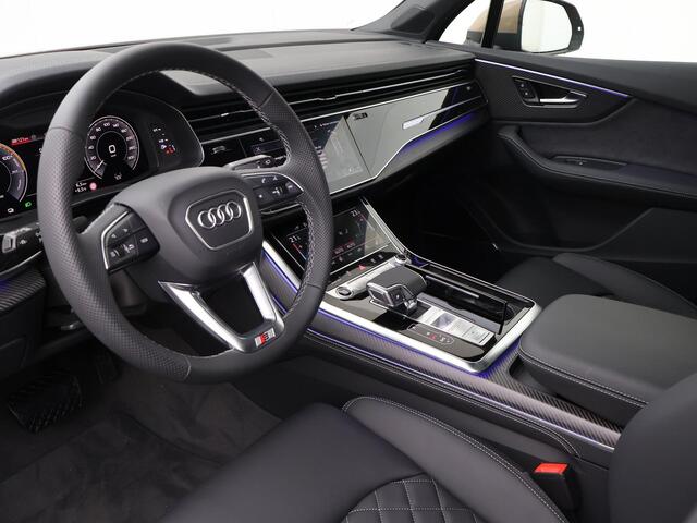 Audi Q7 Pro Line S 55 TFSI e 290 kW / 394 pk SUV 8 versn. Tiptronic quattro | Audi Virtual cockpit | B&O Premium 3D Sound | Adaptv. luchtvering | Sportstoelen plus voorin | Optiekpakket Zwart plus | Glazen panorama schuif/kantel dak | Lichtpakket plus ambient | A