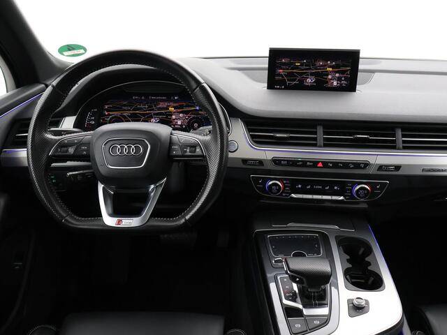 Audi Q7 3.0 TDI E-TRON 374 PK SPORT + S-LINE INTERIEUR | LUCHTVERING | TREKHAAK | VIRTUAL COCKPIT | ADAPTIVE CRUISE | PANORAMA