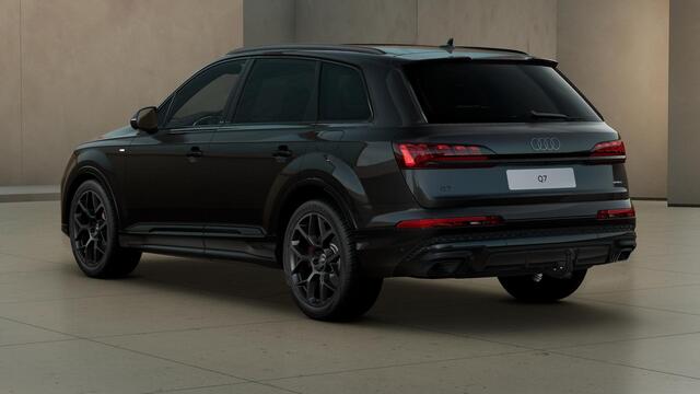 Audi Q7 55 TFSI e quattro Pro Line S panoramadak, omgevingscamera's, adaptive cruise control, B&O soundsysteem, vierwielbesturing, Sportstoelen Plus, leder interieur ruitpatroon, optiekpakket zwart Plus, trekhaak, comfortsleutel