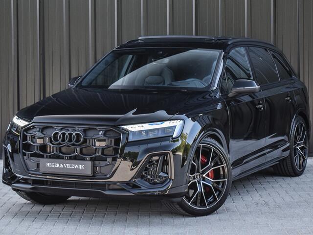 Audi Q7 60 TFSI e QUATTRO PRO LINE S COMPETITION | PANORAMADAK | LUCHTVERING | 4 WHEEL STEERING | HEAD UP | S-SEATS | OLED | 360 CAMERA | SOFT CLOSE | B&O SOUND | TREKHAAK| STOELVERWARMING EN KOELING | AMBIENT SFEERVERLICHTING | STUURVERWARMING
