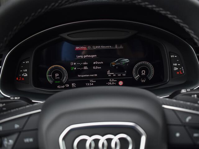 Audi Q7 60 TFSI e QUATTRO PRO LINE S COMPETITION | PANORAMADAK | LUCHTVERING | 4 WHEEL STEERING | HEAD UP | S-SEATS | OLED | 360 CAMERA | SOFT CLOSE | B&O SOUND | TREKHAAK| STOELVERWARMING EN KOELING | AMBIENT SFEERVERLICHTING | STUURVERWARMING