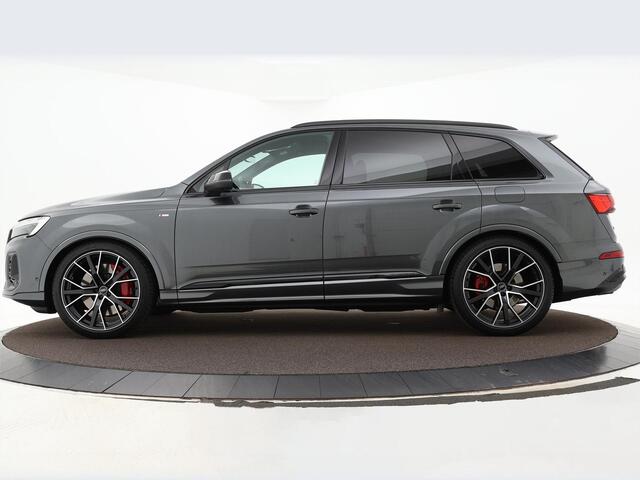 Audi Q7 60 TFSIe 490pk Quattro Pro Line S Competition · Luchtvering · Massage · Panoramadak · Elek. Voorstoelen · B&O Audio · Elek. Trekhaak · 22'' Inch · Garantie t/m 26-02-2028 of 90.000km