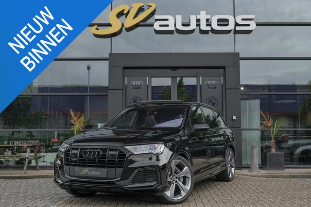 Audi Q7 55 TFSIe 380pk Quattro Panoramadak Luchtvering RS-Leder ACC BlackOptic VirtualCockpit Navi-High Matrix Keyless Camera 22''