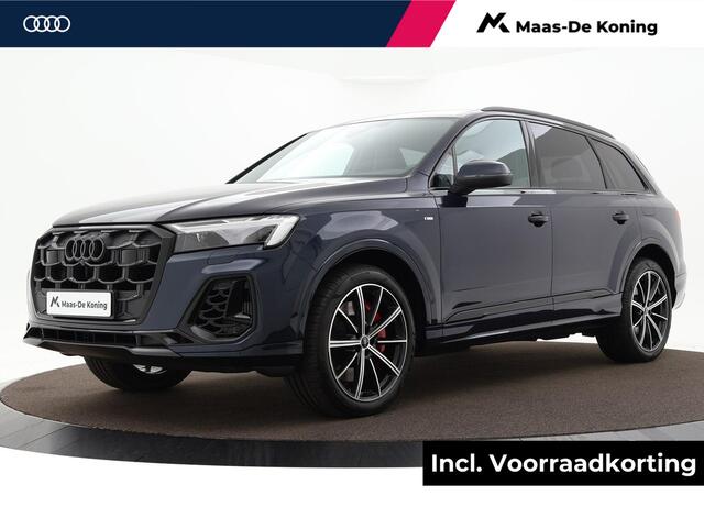 Audi Q7 55 TFSI e quattro Pro Line S 394 PK · B&O Premium 3D · Elek. wegklapb. trekhaak · Glazen panoramadak · Assist. pakket Tour