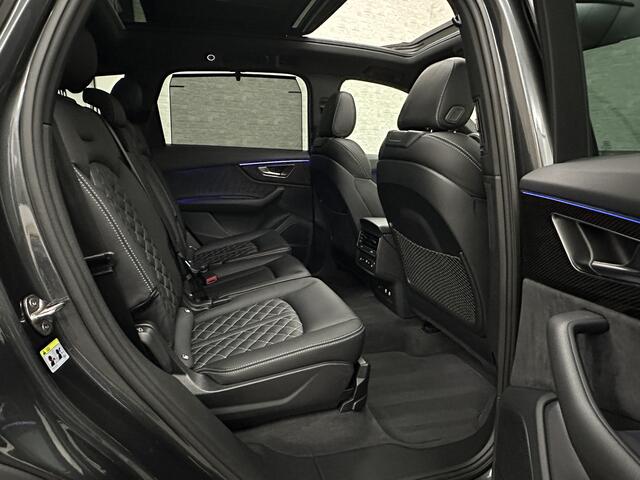 Audi Q7 60 462pk S Competition | Carbon Pack | 360 Camera | RS-Leder | ACC | Panorama | Laser-LED | Trekhaak | B&O Sound | 10-2023 | Nw.Pr; 133000,= | Keyless-Entry | Luchtvering | 22'' | Memory | Stoelverwarming V+A | Stuurverwarming | Stand Kachel | Zonwering |