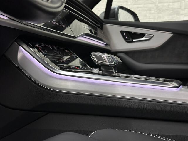 Audi Q7 TFSI e 381PK S-Line | 360 Camera | RS-Leder | Laser-LED | BTW | ACC | Head-Up | Panorama | Keyless-Entry | Luchtvering | Memory | Lane & Side assist | Sportstoelen | Black optic | Bovag Garantie.