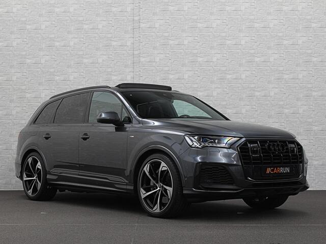 Audi Q7 TFSI e 381PK S-Line | 360 Camera | RS-Leder | Laser-LED | BTW | ACC | Head-Up | Panorama | Keyless-Entry | Luchtvering | Memory | Lane & Side assist | Sportstoelen | Black optic | Bovag Garantie.