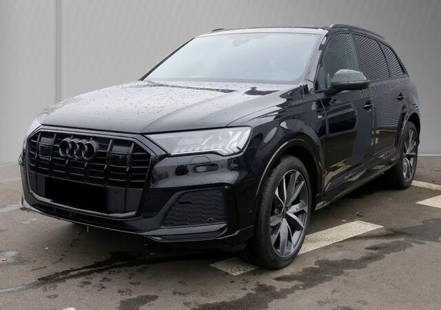 Audi Q7 50 TDI quattro S Line 286 PK Grijs Kenteken ACC Trekhaak Luchtvering 21 Inch Panoramadak Head-Up Memory LED Black Pack