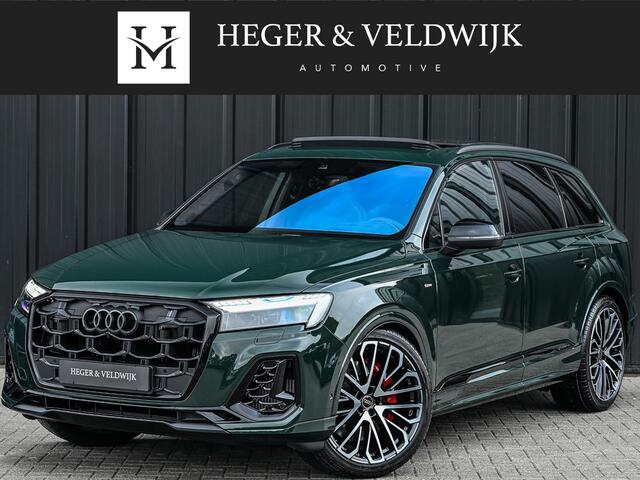 Audi Q7 60 TFSI e QUATTRO PRO LINE S COMPETITION | 4-WIEL STURING | KEYLESS | SOFT-CLOSE | STOELVENTILATIE EN -VERWARMING | S-SEATS + MASSAGE | AMBIANCE VERLICHTING | ALCANTARA | 360 CAMERA | B&O SOUND SYSTEM | OLED | HEAD-UP | ACHTERBANK VERWARMD | PANORAMADAK |