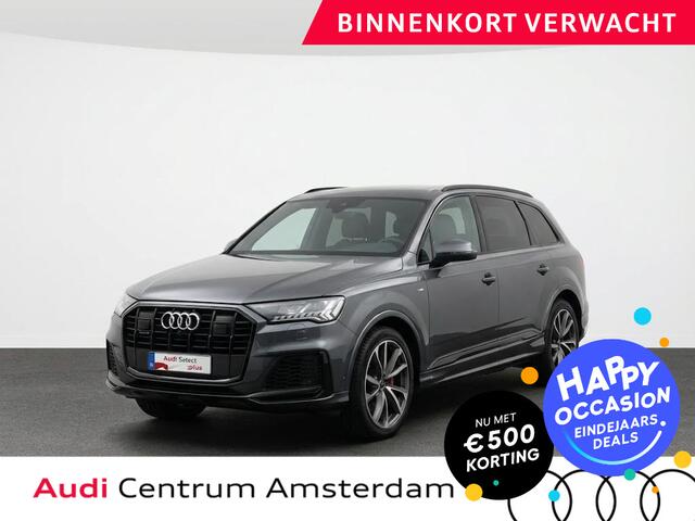 Audi Q7 55 TFSI e quattro Pro Line S 340pk | Panoramadak | Verlengde garantie | Adaptieve cruise controle | Verwarmbare voorstoelen en achterbank