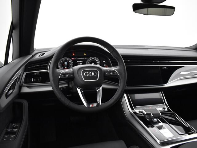 Audi Q7 55 TFSI e quattro Pro Line S 394 PK · B&O Premium 3D · Elek. wegklapb. trekhaak · Glazen panoramadak · Assist. pakket Tour