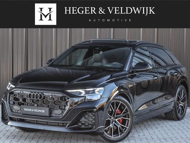 Audi Q8 55TFSI e QUATTRO PRO LINE S COMPETITION | S-SEATS | PANORAMADAK | 4 WIEL BESTURING | B&O SOUND | HEAD-UP | LUCHTVERING | DAB+ | SOFT-CLOSE | KEYLESS GO | ADAPTIVE CRUISE | 360 CAMERA | AMBIANCE INTERIEUR | TREKHAAK | BLACK-OPTIC