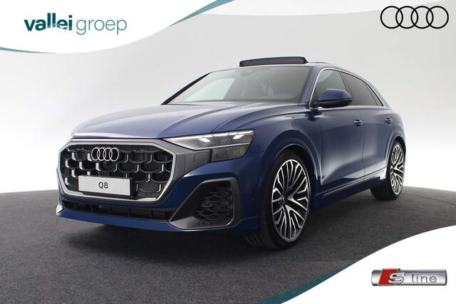 Audi Q8 Pro Line S 55 TFSI e 394PK Quattro | e-premie ¤ 6.000,- | Bang & Olufsen Premium | 23 inch | Panoramadak | Trekhaak | Tour pakket | Luchtvering | Leder