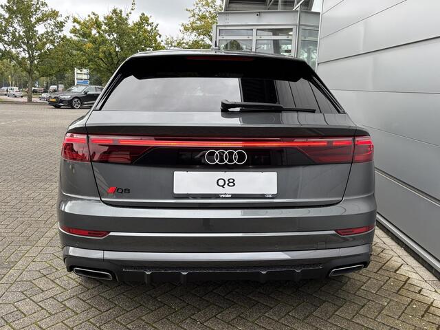 Audi Q8 Pro Line S (C2 PI) 55 TFSI e 290 kW / 394 pk CUV Audi Q8 Pro Line S 55 TFSI e 290 kW / 394 pk 8 versn. Tiptronic quattro | Softclose | Panoramadak | 23" LMV | Rode Remzadels | Comfort sleutel | B&O 3D Premium Soundsystem | Sportstoelen Plus | Valcona lede