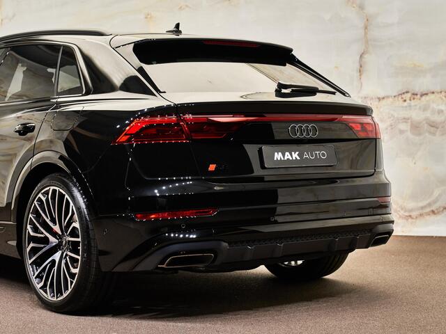 Audi Q8 60 TFSI e Quattro Pro Line S Competition, pano, B&O adv., 4W-best, OLED, S sportstoelen, nachtz., massage, HUD, tr.haak, keyless, 23", NP176k