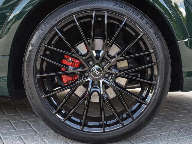 Audi Q8 60 TFSI e quattro Pro Line S Competition | PANORAMADAK | 4 WIEL BESTURING | ALCANTARE HEMEL | AMBIANCE VERLICHTING | MASSAGE STOELEN | STOEL VENTILATIE EN VERWARMING | HEAD UP | 360 CAMERA | ELEKTR. TREKHAAK | SOFT CLOSE | LEDEREN DASHBOARD | GOODWOOD GRE