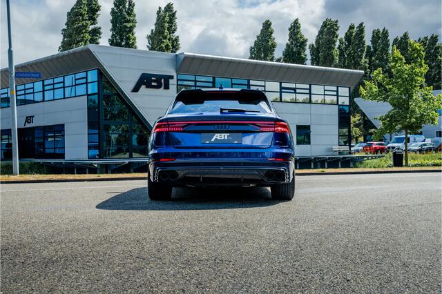 Audi Q8 55 TFSIe Pro Line S ABT | ABT Power S 465pk | ABT Aero | ABT GR23 Matt Racing Gold | Carbon exterieur pakket | Uitgebreid leder pakket | Panorama dak Rode stiksels | B&O premium | panorama dak | Matrix LED | massage | S-Sportstoelen