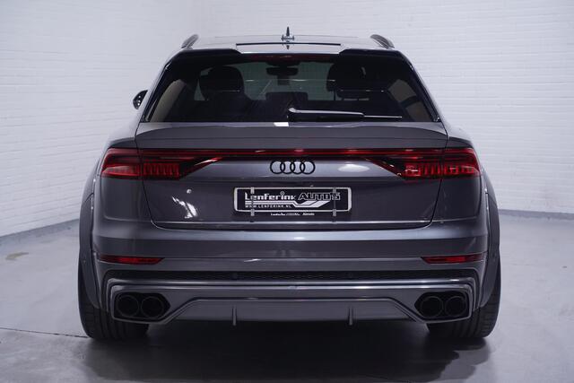 Audi Q8 55 TFSI quattro Prior bodykit en tuning 430PK pano digi-cockpit Vossen 23"lmv head-up keyless entry en start Matrix verlichting 4-zone clima ACC black-line B&O 360 Camera Led-verlichting lane-assist