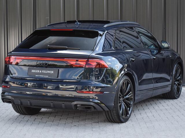 Audi Q8 60 TFSI e QUATTRO PRO LINE S COMPETITION | EXCLUSIVE INTERIEUR | MEMORY SEATS | BANG&OLUFSEN | HEAD-UP | PANORAMADAK | 360 CAMERA | CARBON INLEG | SOFT-CLOSE | TREKHAAK | AMBIANCE INTERIEUR | ADAPTIVE CRUISE |