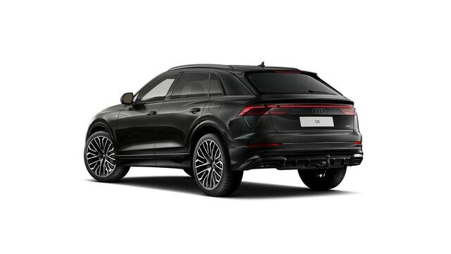 Audi Q8 55 TFSI e quattro Pro Line S 394pk | Servosluiting | Panoramadak | B&O | Ass.Plus.Remote | Sportstoel Plus | 23'' inch zilver | Trekhaak |