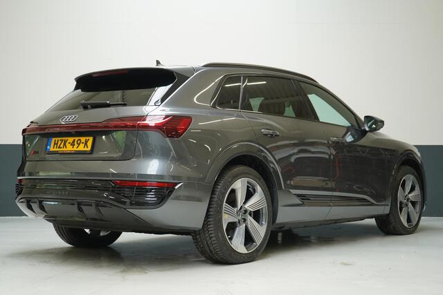 Audi Q8 e-tron 55 quattro 408pk S Edition 115 kWh | Head-Up | BTW | Panoramadak | Leder | Keyless | Trekhaak afn. | B&O