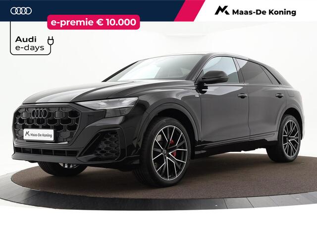 Audi Q8 55 TFSI e quattro Pro Line S 394 PK · B&O Premium 3D · Glazen panoramadak · Trekhaak elek. wegklapbaar · Sportstoelen plus voorin