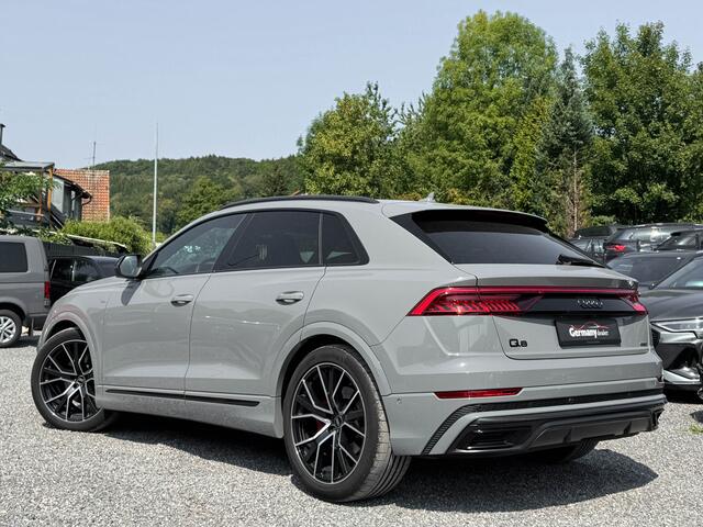 Audi Q8 55TFSI 340PK Quattro 4W-best Indiv-Nardo RS-Zetels Softclose Lucht Tr-Haak VOL!