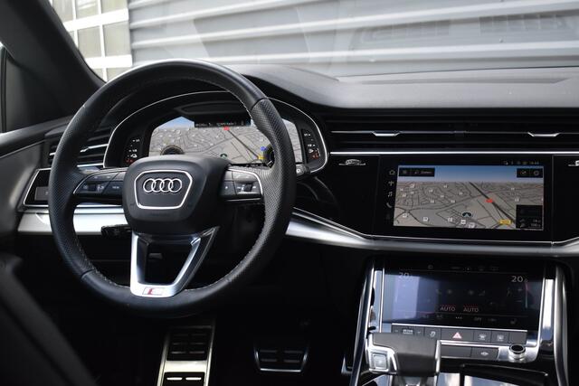 Audi Q8 55 TFSI e Quattro Pro Line S | ACC | RS-Seats | Head-Up | B&O | Softclose | 22'' Velgen | Stuurverwarming | Matrix | Nachtzicht |